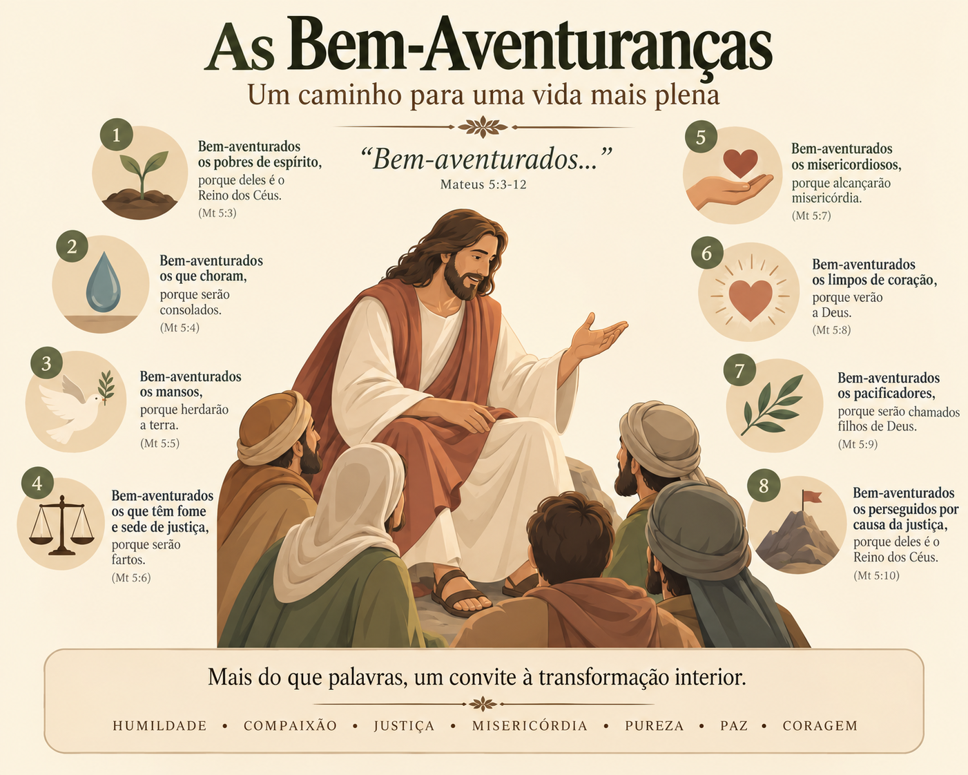 AS BEM AVENTURANÇAS E AS VIRTUDES