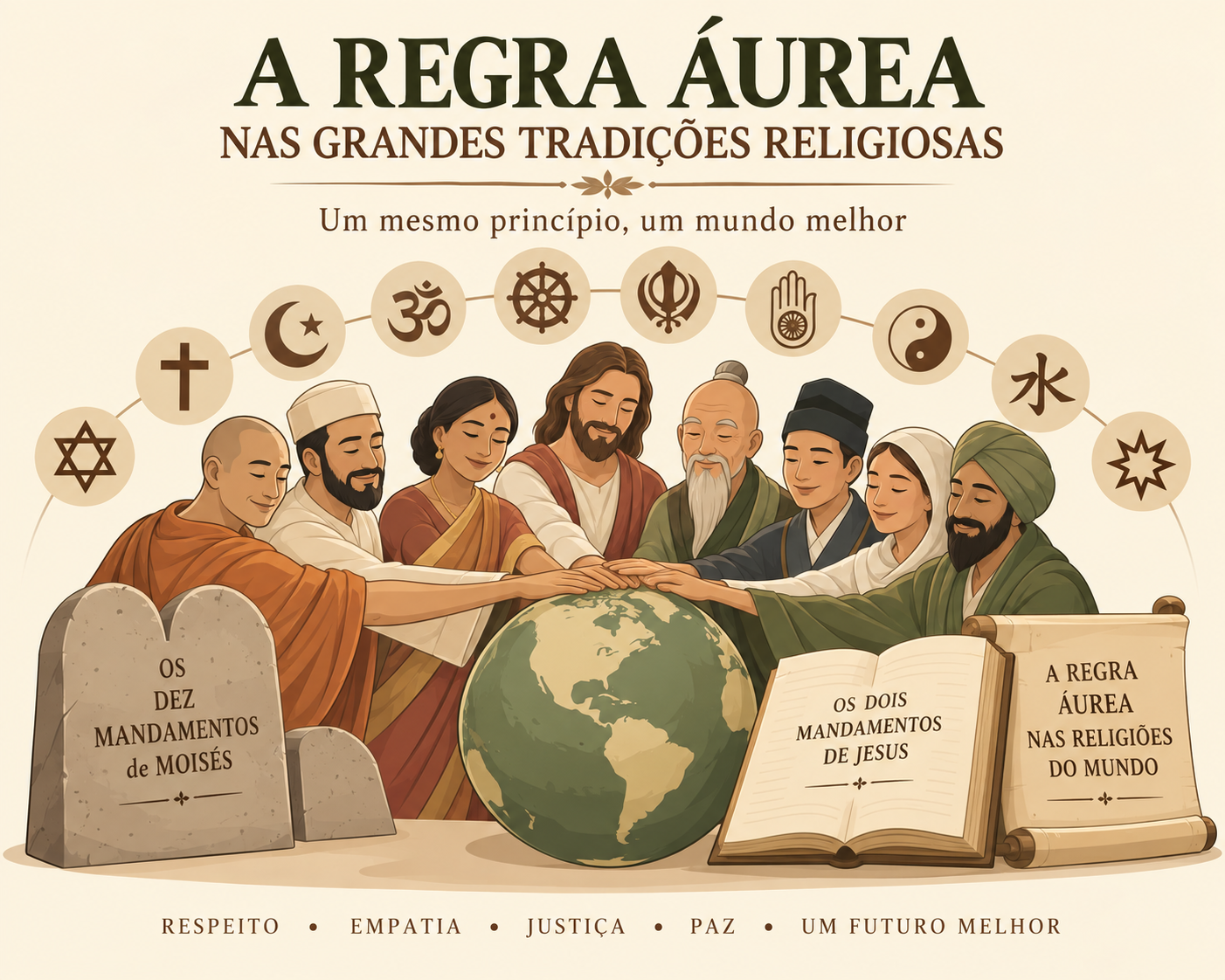 MOISÉS, JESUS, A REGRA ÁUREA E AS VIRTUDES